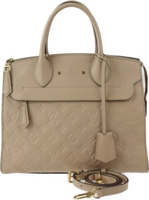 cloth handbag Louis Vuitton Beige in Cloth - 28890048
