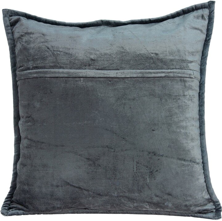 Parkland Collection Anajar Transitional Solid Quilted Pillow - 20\