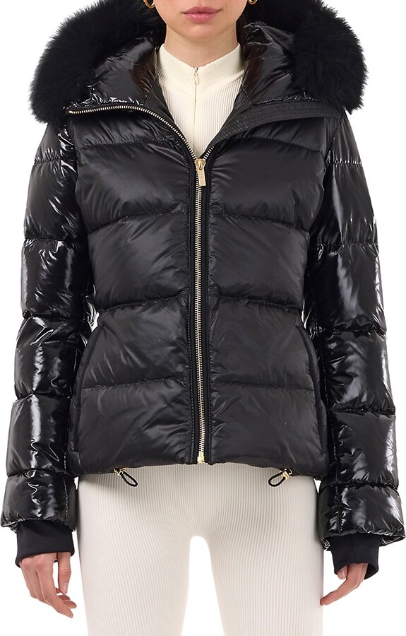 MTL by MTL by Gorski MTL by Gorski Women's AprésSki Toscana Shearling Trim Down Jacket ShopStyle