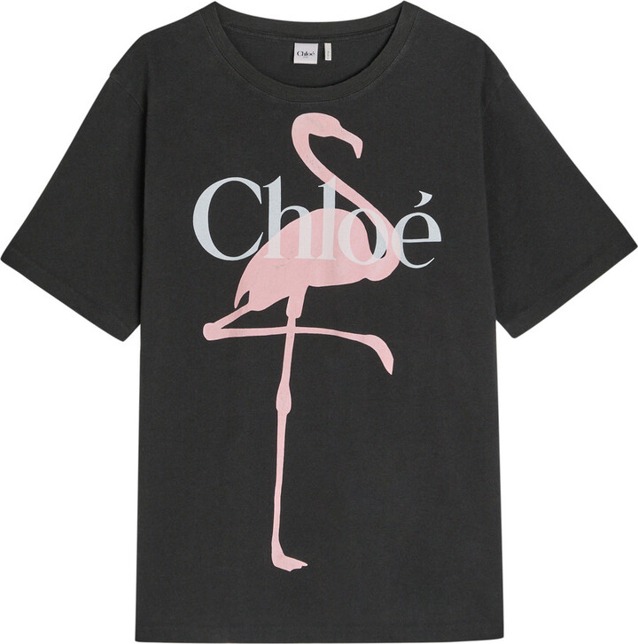 Chloé Printed Cotton T-shirt