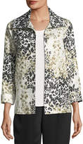 Thumbnail for your product : Caroline Rose Double Take Jacquard A-line Jacket
