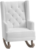 Thumbnail for your product : Pottery Barn Kids Modern Tufted Wingback Convertible Rocking Chair & Ottoman
