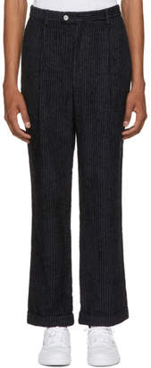 Pyer Moss Grey Pinstripe Trousers