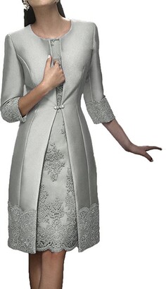 silver dressy jacket