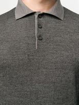 Thumbnail for your product : Brioni Chevron Pattern Polo Shirt
