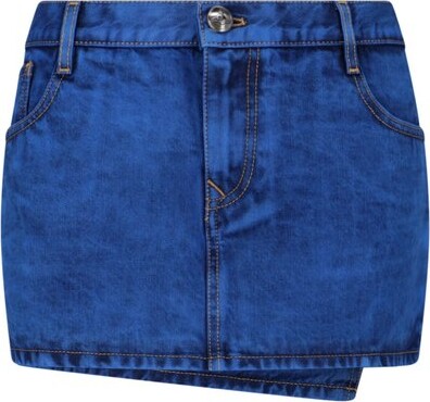 Vivienne Westwood Foam Mini Denim Skirt