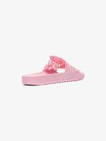 Thumbnail for your product : Sophia Webster Pink Lia Butterfly Slides