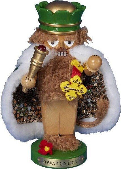 Steinbach SteinbachWizardofOzChubbyWoodenNutcrackerCollection,CowardlyLion,11"