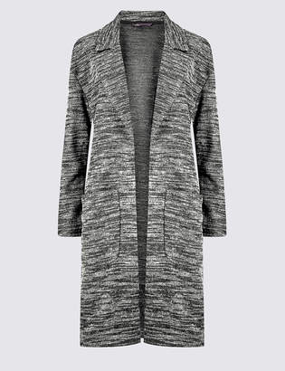 Marks and Spencer Textured longline Open Front coat