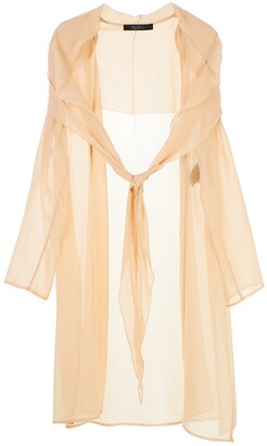 sheer duster coat