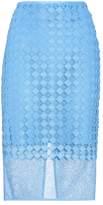 Thumbnail for your product : Diane von Furstenberg Layered lace pencil skirt
