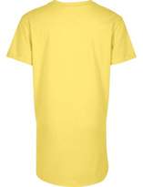Thumbnail for your product : River Island Boys yellow curved hem T-shirt