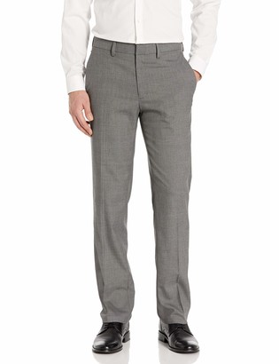 J.M Haggar Men's Sharkskin Premium Classic-Fit Stretch Suit Separate Pant 