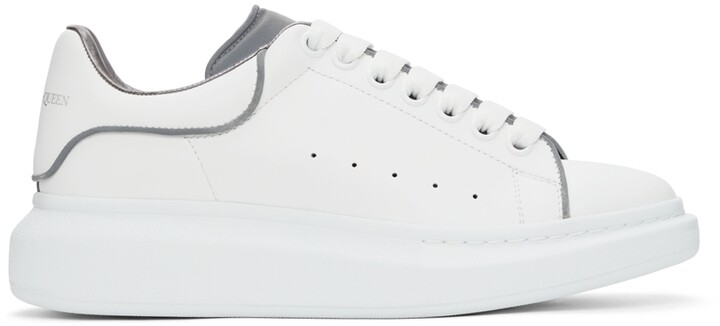 Alexander McQueen SSENSE Exclusive White Reflective Oversized Sneakers -  ShopStyle
