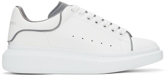 Alexander McQueen SSENSE Exclusive White Reflective Oversized Sneakers