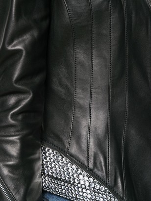 Philipp Plein Crystal Panelled Jacket