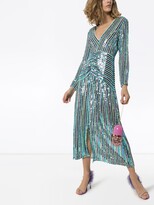 Thumbnail for your product : Rixo Emmy sequinned midi dress