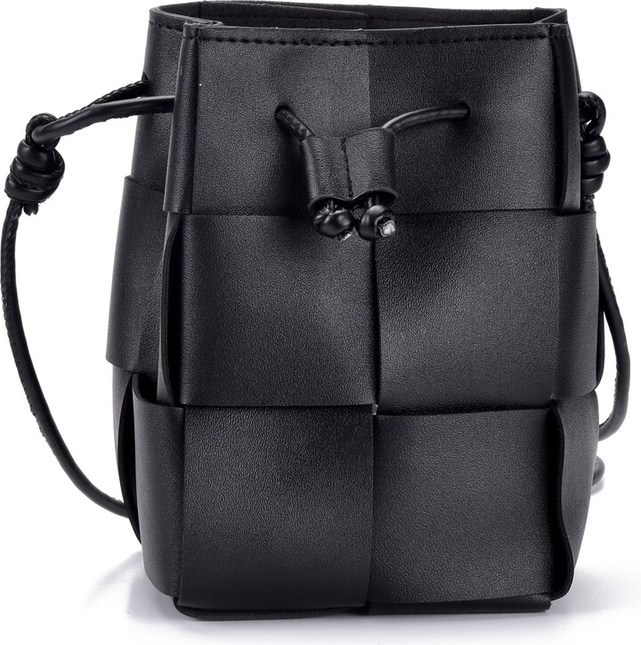 ADORNIA Patchwork Bucket Bag