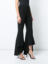 Thumbnail for your product : Alice + Olivia ruffled flared trousers