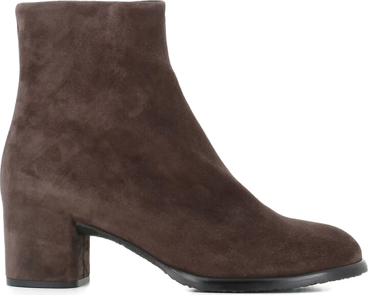 Del Carlo 55mm Block-Heel Zip Boots