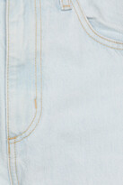 Thumbnail for your product : Nobody Denim Skylar cropped frayed high-rise wide-leg jeans