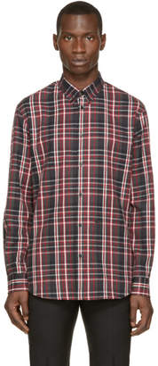 DSQUARED2 Red and Grey Flannel Check Shirt
