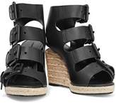 Thumbnail for your product : Alexander Wang Jo Leather Wedge Sandals