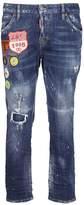Thumbnail for your product : DSQUARED2 Cool Girl Patched Jeans