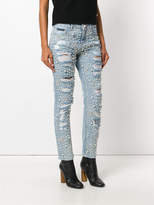 Thumbnail for your product : Philipp Plein embellished slim-fit jeans