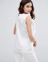 Thumbnail for your product : Fashion Union High Neck Blouse With Frills