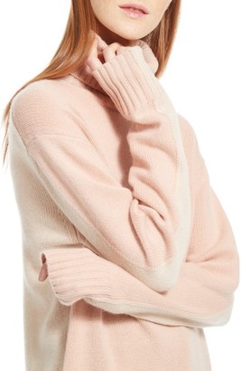 Chloé Women's Colorblock Cashmere Turtleneck Sweater
