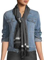 Thumbnail for your product : Zadig & Voltaire Delta Two-Tone Stars Scarf