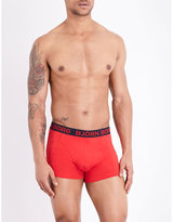 Thumbnail for your product : Bjorn Borg Paint splatter pack of two stretch-cotton trunks