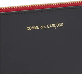 Comme des Garcons Play Tongue and teeth small leather pouch