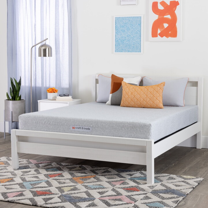 Craft & Trade Risewell 8” CopperGel Cooling, Memory Foam Mattress, Twin XL