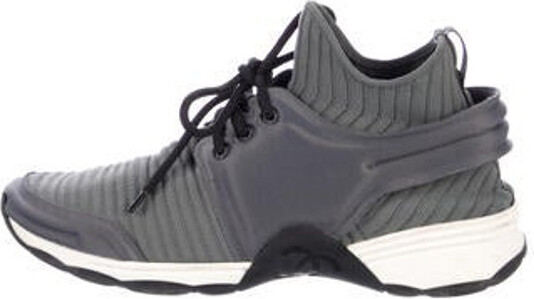 Chanel Women's Gray Sneakers & Athletic Shoes