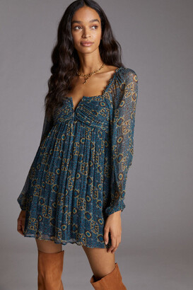 bohemian babydoll dress