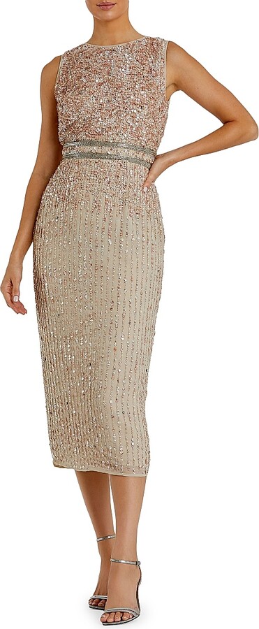 Women's Sequin Sheath Dress - Burgundy - Size 0