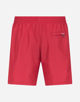 Thumbnail for your product : Dolce & Gabbana Mid-Length Swim Trunks With Branded Side Band