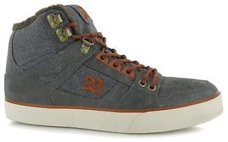 DC Mens Spartan High Skate Shoes Lace Up Casual Sports Trainers Footwear