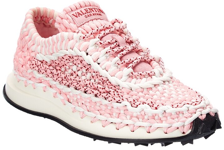 VALENTINO の靴♪ ★ CROCHET SNEAKER ★ Valentino - Valentino Garavani - Crochet fabric low-top