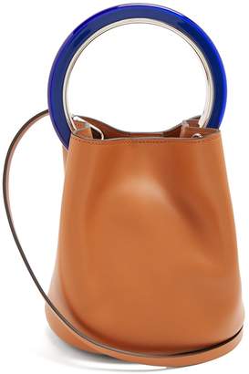 Marni Pannier leather bucket bag