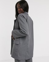 Thumbnail for your product : Daisy Street dad blazer longline co-ord