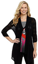 Thumbnail for your product : Gibson & Latimer Open-Front Cardigan