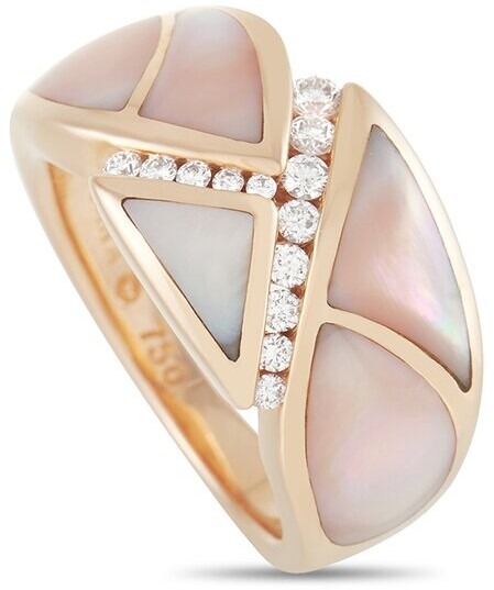 Kabana 14K Rose Gold Diamond Mother-Of-Pearl Ring