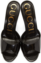 Thumbnail for your product : Gucci Black Slide Heeled Sandals