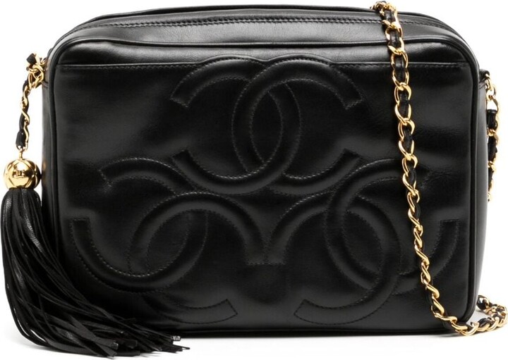 🤎 love it? Chanel fringe tassel saddle bag available online now