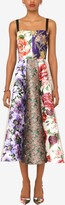 Thumbnail for your product : Dolce & Gabbana Floral Patchwork Jacquard Midi Dress
