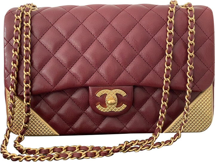 CHANEL Lizard Leather and Quilted Lambskin Perfect Edge Classic