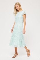 Thumbnail for your product : Dorothy Perkins Women's Sage Lace Midi Dress - mint - 20